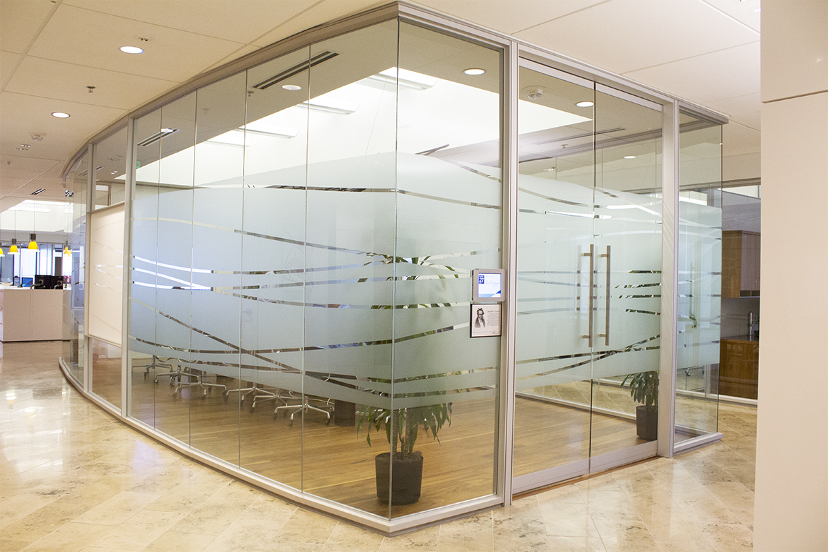 Frosted “Glass” Window Film